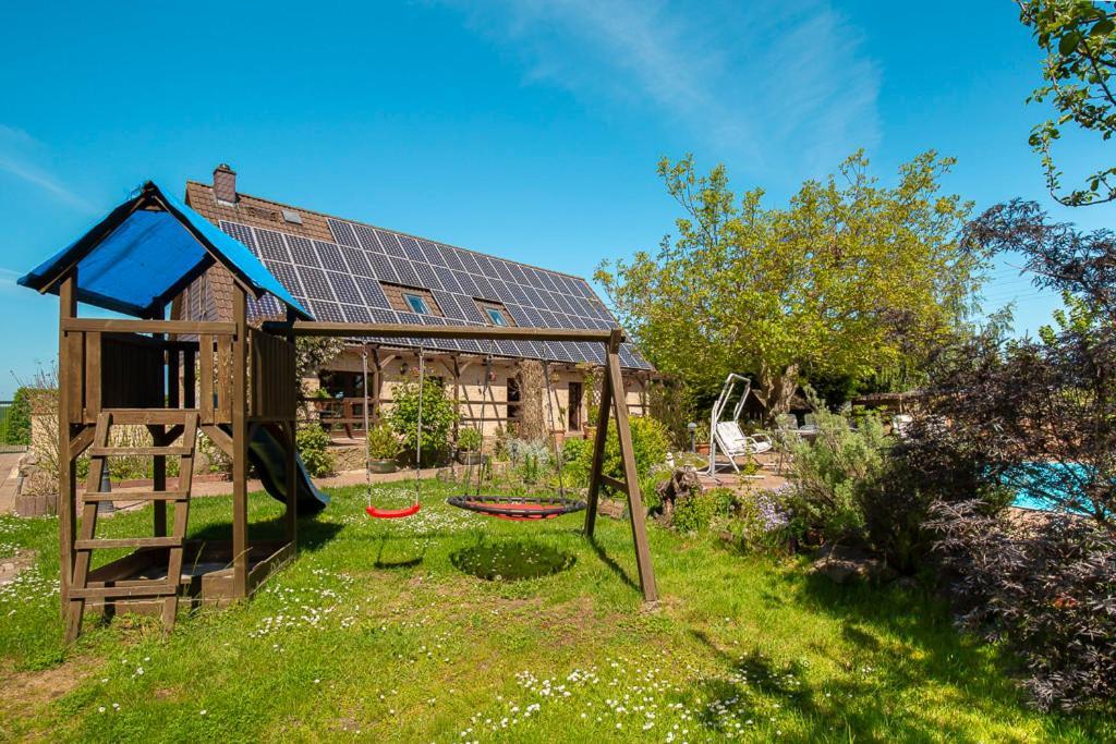 Ferienwohnung Am Walnussbaum Parchtitz Luaran gambar